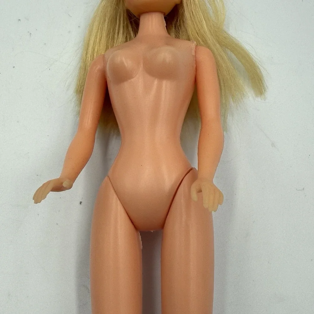 Vintage Mod 60s Blonde Skipper Doll Hong Kong Original Red Outfit White Boots
